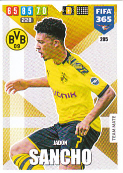 Jadon Sancho Borussia Dortmund 2020 FIFA 365 #205